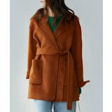 ウール混ダブルフェイスガウンコート | SAISON DE PAPILLON | 詳細画像12