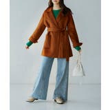 ウール混ダブルフェイスガウンコート | SAISON DE PAPILLON | 詳細画像17