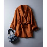 ウール混ダブルフェイスガウンコート | SAISON DE PAPILLON | 詳細画像22