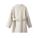 ウール混ダブルフェイスガウンコート | SAISON DE PAPILLON | 詳細画像30