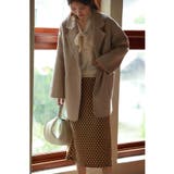 ウール混ダブルフェイスガウンコート | SAISON DE PAPILLON | 詳細画像5