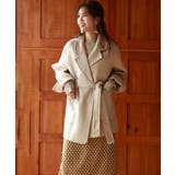 ウール混ダブルフェイスガウンコート | SAISON DE PAPILLON | 詳細画像6