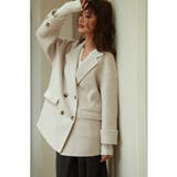 ウール混ダブルフェイスPコート | SAISON DE PAPILLON  | 詳細画像9 