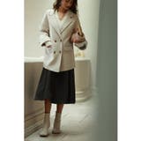 ウール混ダブルフェイスPコート | SAISON DE PAPILLON  | 詳細画像11 