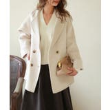 ウール混ダブルフェイスPコート | SAISON DE PAPILLON  | 詳細画像16 