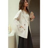 ウール混ダブルフェイスPコート | SAISON DE PAPILLON  | 詳細画像19 