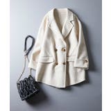 ウール混ダブルフェイスPコート | SAISON DE PAPILLON  | 詳細画像23 