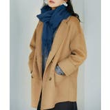 ウール混ダブルフェイスPコート | SAISON DE PAPILLON  | 詳細画像1 