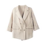 ウール混ダブルフェイスPコート | SAISON DE PAPILLON  | 詳細画像31 