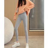 裏毛起毛ハイウエストリブレギンス 防寒 あったか | SEU | 詳細画像13