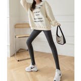 裏毛起毛ハイウエストリブレギンス 防寒 あったか | SEU | 詳細画像17