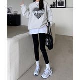 裏毛起毛ハイウエストリブレギンス 防寒 あったか | SEU | 詳細画像27