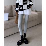 裏毛起毛ハイウエストリブレギンス 防寒 あったか | SEU | 詳細画像6