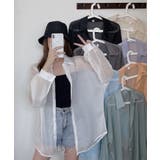 10色選べる！シアーシャツ カーディガン ゆったり | SEU | 詳細画像16 