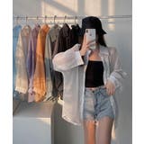 10色選べる！シアーシャツ カーディガン ゆったり | SEU | 詳細画像17 