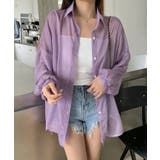 10色選べる！シアーシャツ カーディガン ゆったり | SEU | 詳細画像31 