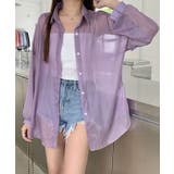 10色選べる！シアーシャツ カーディガン ゆったり | SEU | 詳細画像32 