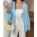 10色選べる！シアーシャツ カーディガン ゆったり | SEU | 詳細画像46 