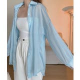 10色選べる！シアーシャツ カーディガン ゆったり | SEU | 詳細画像48 