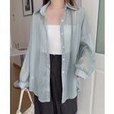 10色選べる！シアーシャツ カーディガン ゆったり | SEU | 詳細画像52 