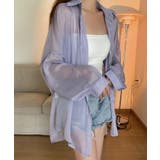 10色選べる！シアーシャツ カーディガン ゆったり | SEU | 詳細画像59 