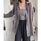 10色選べる！シアーシャツ カーディガン ゆったり | SEU | 詳細画像74 