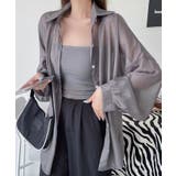 10色選べる！シアーシャツ カーディガン ゆったり | SEU | 詳細画像75 