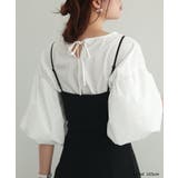 【SNSで大人気】ネック2タイプ選べる！袖コンブラウス トップス パフスリーブ | SEU | 詳細画像7 