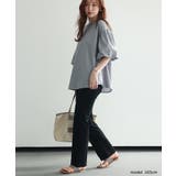 【SNSで大人気】ネック2タイプ選べる！袖コンブラウス トップス パフスリーブ | SEU | 詳細画像25 