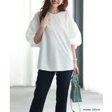 【SNSで大人気】ネック2タイプ選べる！袖コンブラウス トップス パフスリーブ | SEU | 詳細画像3 