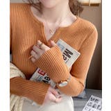 リブニット キーネック 長袖ニット | SEU | 詳細画像22 