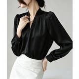 フロントタックVネックブラウス【SHOPLIST限定 新作 春 夏 秋 冬】 | SEU | 詳細画像17 