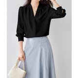 フロントタックVネックブラウス【SHOPLIST限定 新作 春 夏 秋 冬】 | SEU | 詳細画像18 