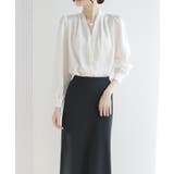 フロントタックVネックブラウス【SHOPLIST限定 新作 春 夏 秋 冬】 | SEU | 詳細画像5 
