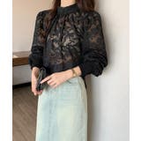 ジャガードフラワーバルーンスリーブブラウス【SHOPLIST限定 新作 春 | SEU | 詳細画像10 