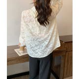 ジャガードフラワーバルーンスリーブブラウス【SHOPLIST限定 新作 春 | SEU | 詳細画像15 