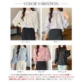 ジャガードフラワーバルーンスリーブブラウス【SHOPLIST限定 新作 春 | SEU | 詳細画像2 