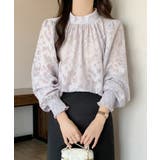 ジャガードフラワーバルーンスリーブブラウス【SHOPLIST限定 新作 春 | SEU | 詳細画像22 