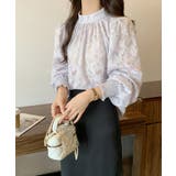 ジャガードフラワーバルーンスリーブブラウス【SHOPLIST限定 新作 春 | SEU | 詳細画像23 