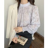 ジャガードフラワーバルーンスリーブブラウス【SHOPLIST限定 新作 春 | SEU | 詳細画像29 