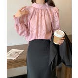 ジャガードフラワーバルーンスリーブブラウス【SHOPLIST限定 新作 春 | SEU | 詳細画像35 