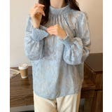 ジャガードフラワーバルーンスリーブブラウス【SHOPLIST限定 新作 春 | SEU | 詳細画像46 