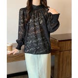 ジャガードフラワーバルーンスリーブブラウス【SHOPLIST限定 新作 春 | SEU | 詳細画像5 