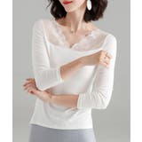 ホワイト | 【SNSで話題沸騰！】大好評＆リピート多数のレーストップス | SAISON DE PAPILLON 