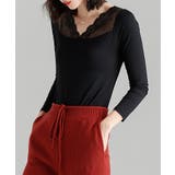 ブラック | 【SNSで話題沸騰！】大好評＆リピート多数のレーストップス | SAISON DE PAPILLON 