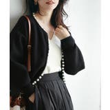 パールビジューボタンレスニットカーディガン | SAISON DE PAPILLON  | 詳細画像15 