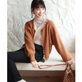 パールビジューボタンレスニットカーディガン | SAISON DE PAPILLON  | 詳細画像27 