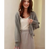 パールビジューボタンレスニットカーディガン | SAISON DE PAPILLON  | 詳細画像28 