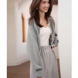 パールビジューボタンレスニットカーディガン | SAISON DE PAPILLON  | 詳細画像29 