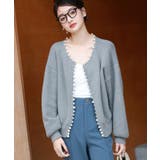 パールビジューボタンレスニットカーディガン | SAISON DE PAPILLON  | 詳細画像33 